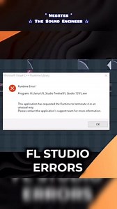 Glitching in FL Studio? Fix It Fast with This Trick! 🔧🔥 #MusicProduction #studiolife | Webster The Sound Engineer