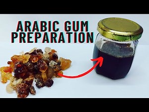 How to make Arabic gum for Tanjore painting, Mysore painting, relief work etc..