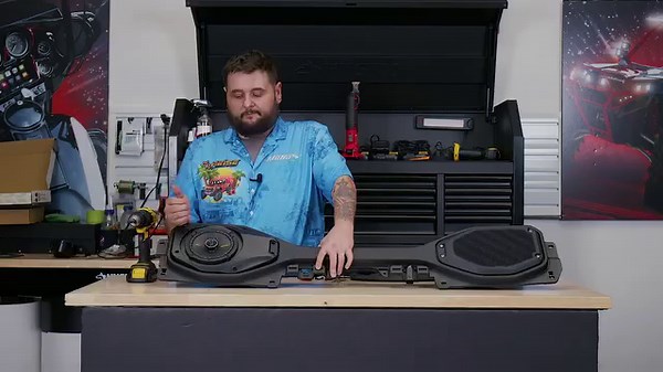 Metra's JP-1015 Soundbar Speaker Kit fits 2018-2023 Jeep Wrangler JL and 2020-2023 Gladiator JT. It is designed to fit a larger 6.5" aftermarket speaker and optional tweeter into the factory soundbar location. Watch as Aaron walks you through the installation, which requires minimal tools. Learn more at MetraOnline.com | Metra Electronics