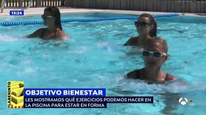 ¿Qué ejercicios podemos realizar en la piscina para estar en forma?