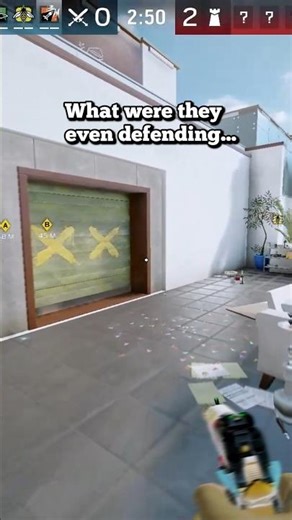 Casually walked through the whole map😅#r6 #r6siege