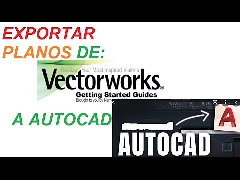 Exportar de vectorwwork a autocad