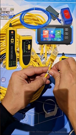 Budget network cable tester finding testing RJ45 #Networking #CableTesting #RJ45 #Tech 1