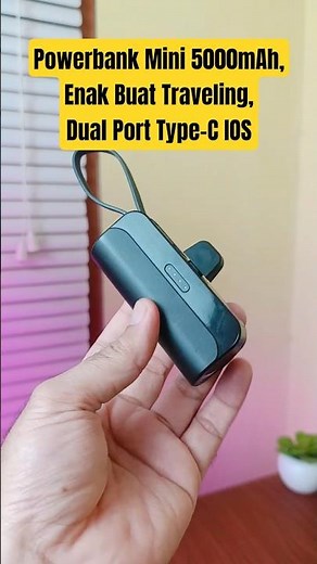 No-Fuss Solution! A Practical and Super Lightweight 5000mAh Mini Power Bank for Android and iPhone