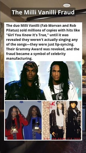 The Milli Vanilli Scandal: When the Truth Broke the Fame
