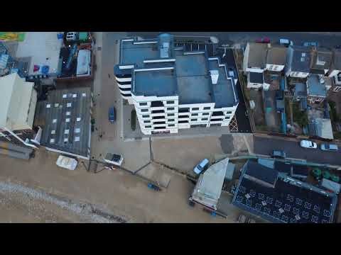 Sunset and Hunstanton seafront.