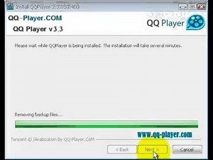 QQ Player Installing