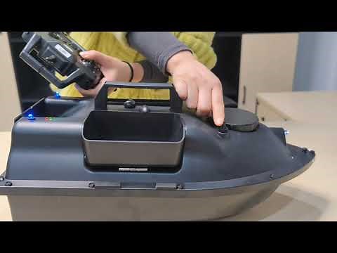 Operation of bait boat and remote control pairing