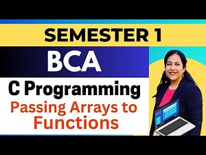 L 45- Passing Arrays to Functions in C #programming #btech #codingforbeginners #learncoding#cs#bca