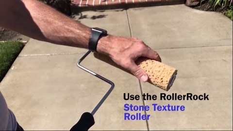 DAICH RollerRock 3 gal. Self-Priming Concrete Coating Deep Slate Interior Exterior RRPL-DS-030