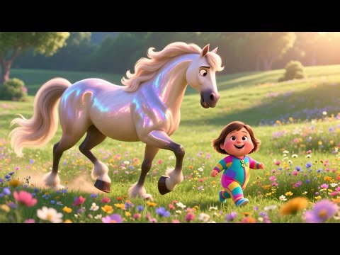 Gentle Horse Baby Ride 🐴👶 | Farm Animal Learning for Kids | Calm & Fun Baby Video