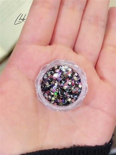 Bold Ruby Red Chrome Star Nail Tutorial | Edgy Cute Design