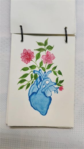 when heart ❤️ is growing beautifully #art #viral #painting #painting #viral