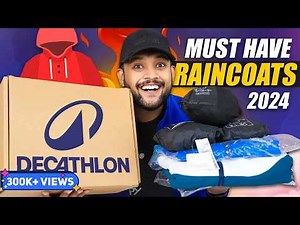 5 Best Decathlon Raincoats/Rain Jackets For Men 🔥 Decathlon Haul Review 2024 | ONE CHANCE