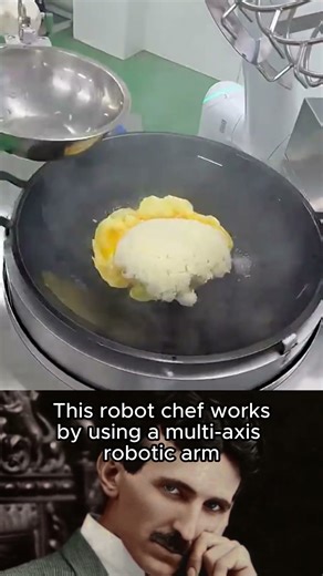 Robot Chef Cooks Fried Rice