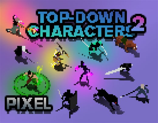 8-Directional top-down character pack 2! by SmallScaleInt