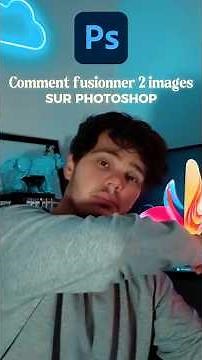Comment fusionner deux images sur Photoshop facilement 🖼️✨ #photoshop #astuce #retouchephoto