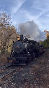 5.6K views · 1.4K reactions | New Hope Railroad #40 rounds the corner along West Mechanic St. outside of New Hope, PA with a fall foliage train in tow. Video from Oct 30th of last year but you should see the steam locomotive on New Hope’s fall foliage trains this month. #fallfoliage #autumnvibes #autumn | Rail Brothers | Facebook