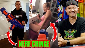 Nerf reacts: Wild TikTok tricks, custom blasters & epic fails! 😂