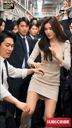 Japan's crowded subway at peak : will you ever get a seat? #japan #metro