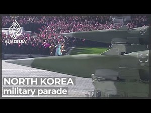 North Korea stages military parade amid nuclear arsenal push