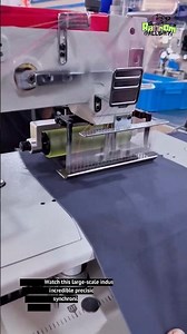 This Large-Scale Industrial Sewing Machine Works at Insane Speed!