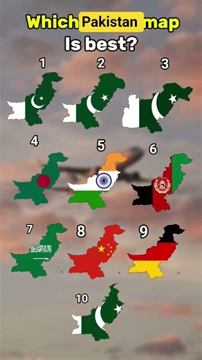 Which Pakistan map is Best #geography #worldmap