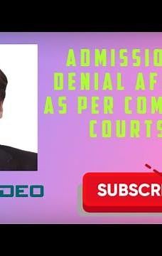 Commercial Court: Format of Admission and Denial Affidavit