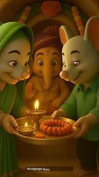 ✨ Ganesh Chaturthi 2025 🐘 | Easy Shloka for Kids 🎶 | Tiny Blue Pingu Shorts