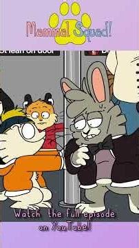 Riding the J train to Manhattan - Mammal Squad! ft. Popcorn - #nyc #mammalsquad #animation #cartoon