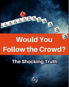 12K views · 84 reactions | Would you trust your own eyes or follow the crowd? The Asch Conformity Experiment revealed just how far people will go to fit in—even when they know something is wrong. What does this say about human behavior, and would you have acted differently? Discover the surprising power of peer pressure and its impact on our decisions. | Spirituality | Facebook
