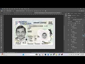 How to Edit Drivers License PSD with Photoshop