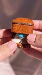 Robin’s egg turquoise cluster heralding from the Belle Époque period in France, c. 1910 | Erstwhile