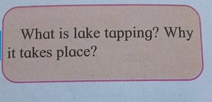 What is lake tapping? Why it takes place?... | Filo