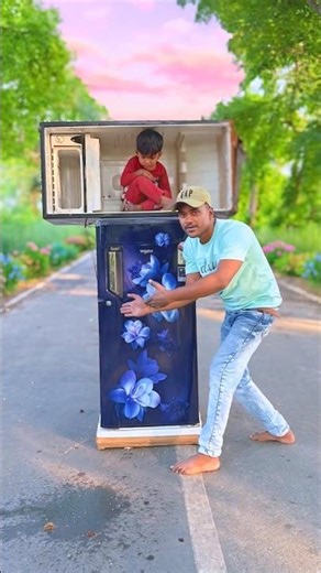 Mini Old Fridge and Big Size Blue Star Fridge Unboxing 😜