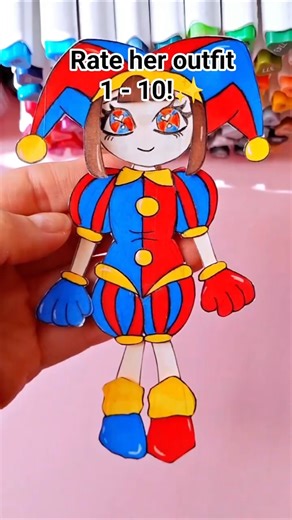 Human Pomni? 🎪 Drawing Anime Version of PomniWe #pomni #tadc #digitalcircus #shorts #art #creative