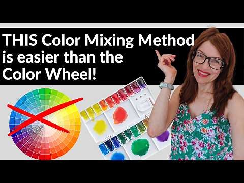 EASILY Mix Watercolor Paint (NO complicated color wheels!)