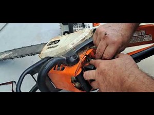 RDMJ. MS 250 STIHL COMO REPARAR EL SISTEMA MANUAL DE IGNICION (TRABADO)