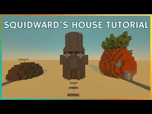 How To Make Squidward's House! (SpongeBob SquarePants Minecraft Tutorial)