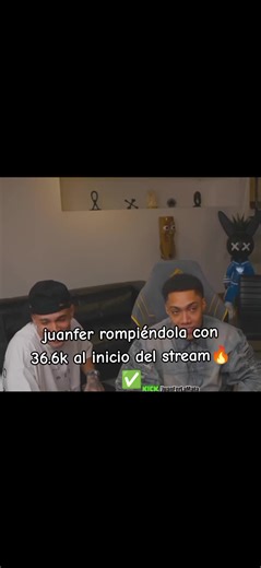 Juanfer rompiéndola en vivo con 36.6k espectadores