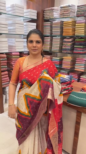 34K views · 246 reactions | Ganga Jamuna borders in graceful georgette  Zari Woven Pattern Georgette Saree Tag Price @ Rs.2900/- Offer Price @ Rs.2600/- WhatsApp us @ 9840306334 for queries | Temple the Designer Studio | Facebook