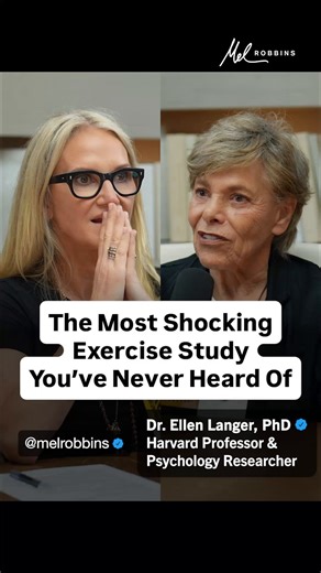 Mel Robbins on Instagram: "What if the only thing standing between you and better health… is what you believe? Dr. @ellenjlanger, Harvard’s first tenured woman in psychology and a legend in the field, brought the science to back it up in this episode of @themelrobbinspodcast. In one of her most famous studies, hotel housekeepers lost weight, lowered their blood pressure, and improved their fitness - just by being told their work counted as exercise. Comment ‘Ellen’ and I’ll DM you the link to th