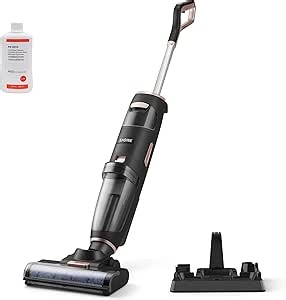 ILIFE W100 Cordless Wet Dry Vacuum Cleaner, Lightweight Hard Floors Vacuum Cleaner and Mop, One-Step Cleaning, LED Display, Long Runtime, for Carpets