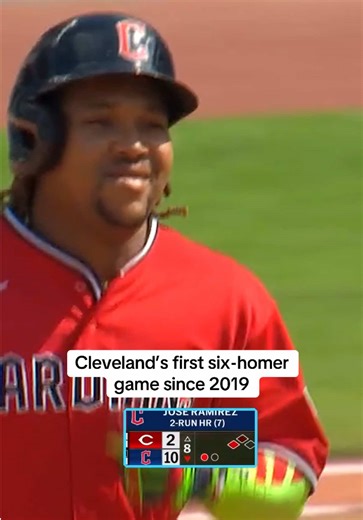 Cleveland Indians Hit Six Home Runs in Game