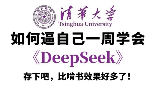 清华大佬终于把DeepSeek讲清楚了！全B站最用心的AI大模型教程，从入门到精通！本地部署DeepSeek RAG LLM，别再走弯路了！小白看完秒变大神！！