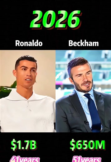 Ronaldo VS Beckham: Wealth Comparison Unveiled