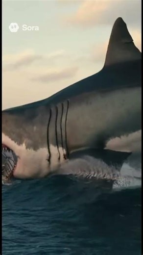 Giant great white attack caught on camera