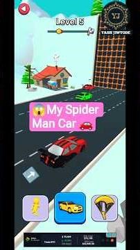 😱My Spider Man Car🚗# short # yt short # dorsal gaming YJ