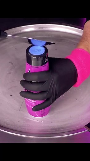 Homemade Rockstar Energy Sodastream Syrup for Ice Cream Rolls