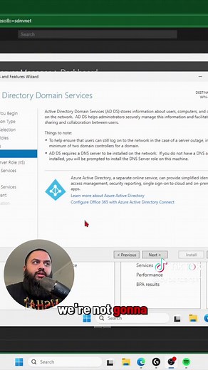 Promoting Windows Server to Active Directory Domain Controller